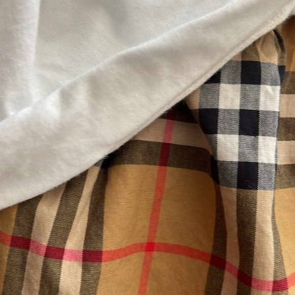 Burberry Children’s dress in white and plaid size 10 youth - Picture 4 of 9